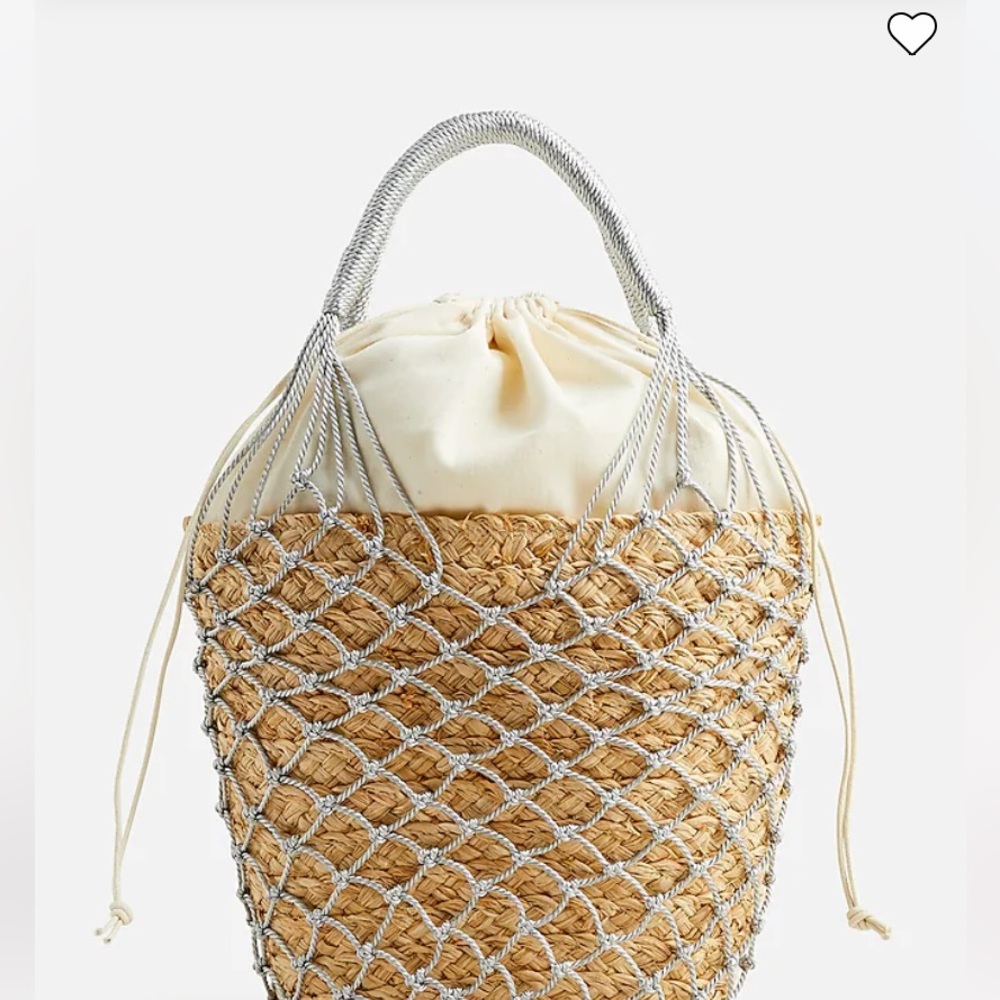 J. Crew Sedona Bucket Bag In Straw